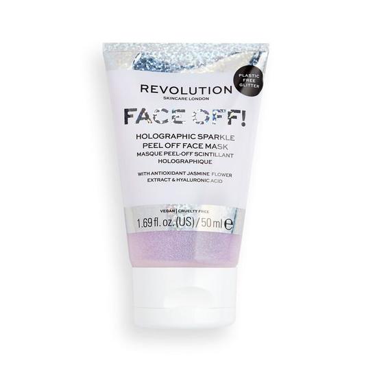 Revolution Skincare Face Off! Holographic Sparkle Peel Off Face Mask 2 oz