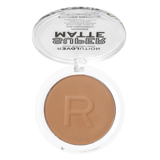 Revolution Super Matte Pressed Powder Chestnut