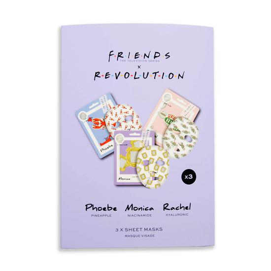 Revolution x Friends Female Sheet Mask Set