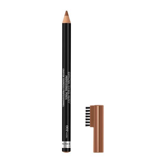 Rimmel Brow This Way Professional Brow Pencil 002 Hazel