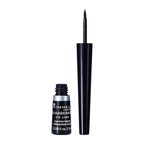 Rimmel Exaggerate Liquid Eyeliner 100% Black 0.1 oz