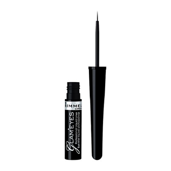 Rimmel Glam Eyes Professional Liquid Eyeliner Black Glamor 0.1 oz