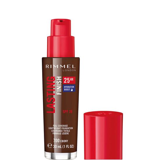 Rimmel Lasting Finish 25 Hour Foundation With Comfort Serum Ebony