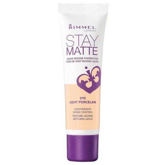 Rimmel Stay Matte Liquid Mousse Foundation 010 Light Porcelain Light, Cool