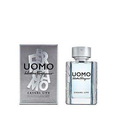 Salvatore Ferragamo Uomo Casual Life Eau De Toilette Spray 2 oz