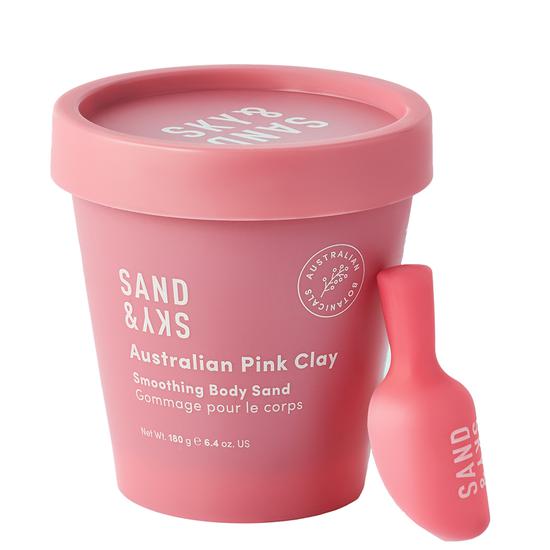 Sand & Sky Australian Pink Clay Smoothing Body Sand 180g