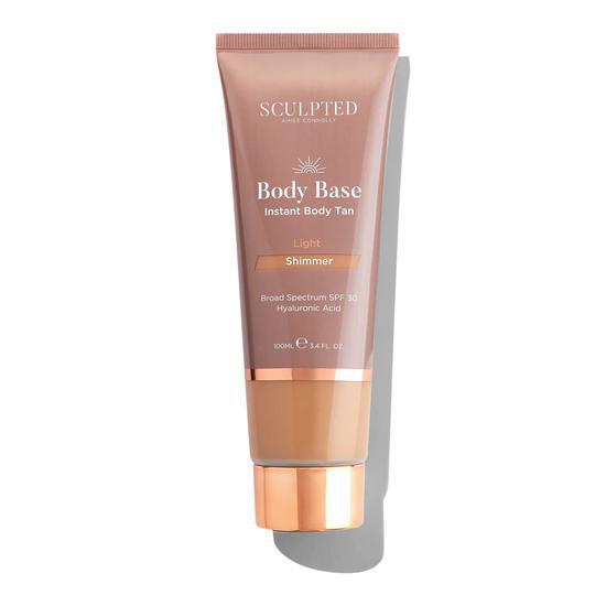 Sculpted by Aimee Connolly Body Base Shimmer Instant Tan SPF 30 Light