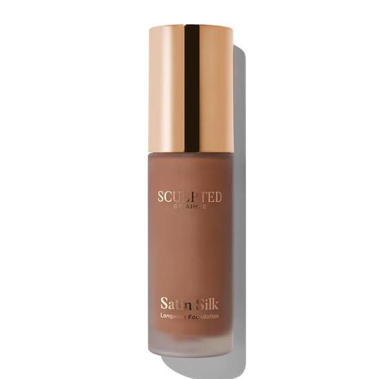 Sculpted by Aimee Connolly Satin Silk Longwear Foundation Deep Dark 7.75