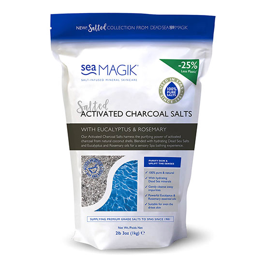Dead Sea Spa Magik Activated Charcoal Salts