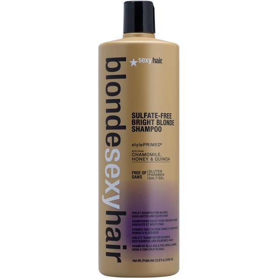 Sexy Hair Blonde Bright Blonde Shampoo 34 oz