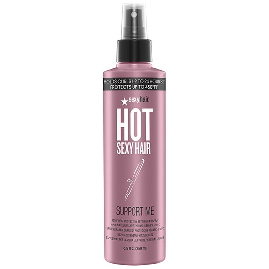 Sexy Hair Hot Support Me 450'F Heat Protection Setting Hairspray 8 oz
