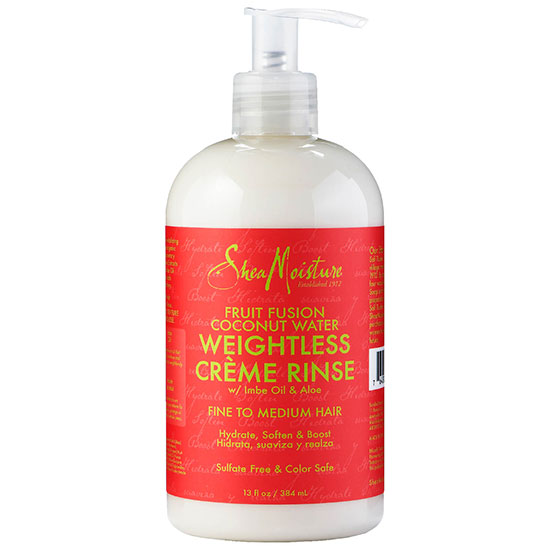 Shea Moisture Fruit Fusion Coconut Water Weightless Creme Rinse Conditioner