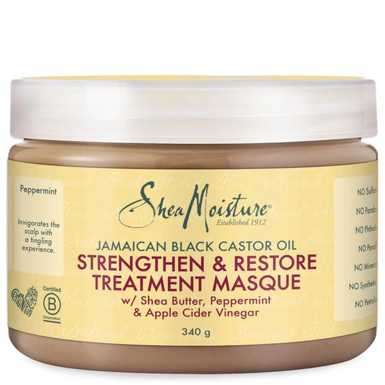Shea Moisture Jamaican Black Castor Oil Strengthen & Restore Treatment Masque 340g