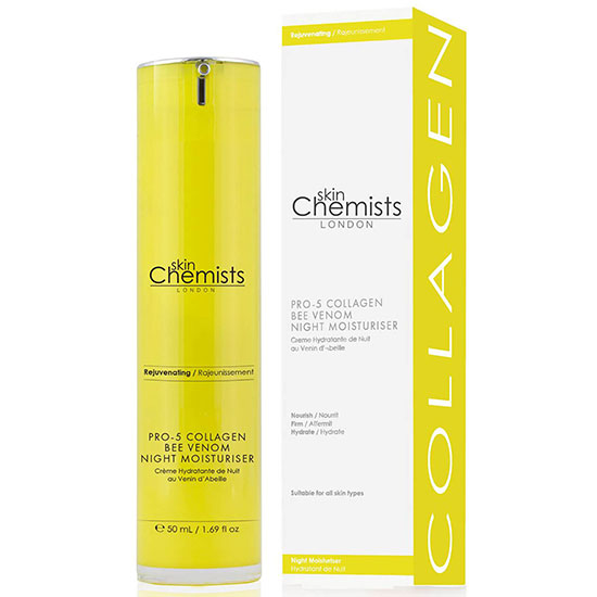 skinChemists London Pro 5 Collagen Bee Venom Night Moisturizer