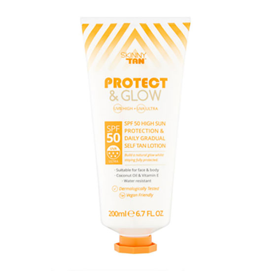 Skinny Tan Protect & Glow Lotion SPF50