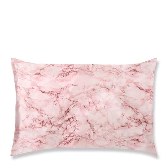 Slip Silk Queen Pillowcase Marble Pink