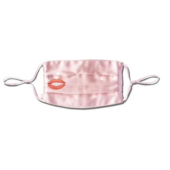 Slip Reusable Silk Face Covering Pink Kiss