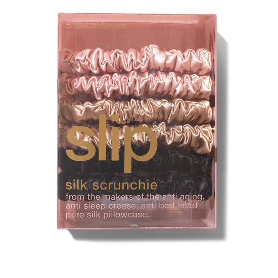 Slip Silk Skinnies - 6 Pack Pink/Caramel/Black