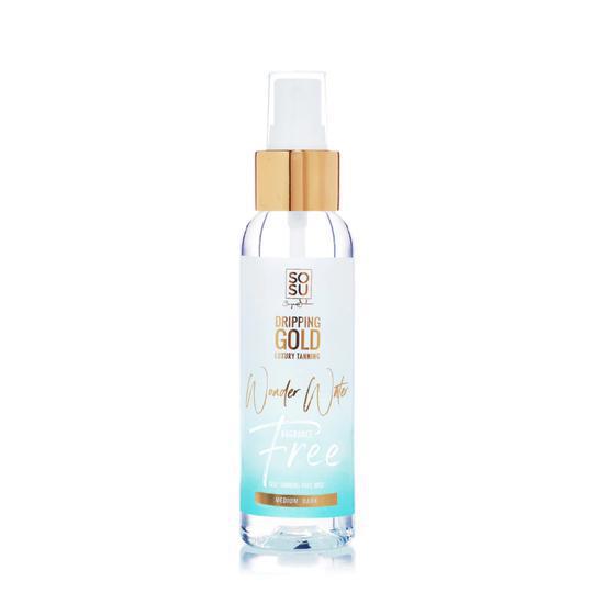 SOSU by SJ Dripping Gold Wonder Water Self Tanning Face Mist Fragrance Free Medium-Dark