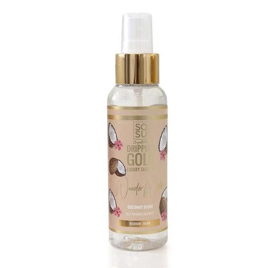 SOSU by SJ Dripping Gold Wonder Water Self Tanning Face Mist Scented Coconut (Medium-Dark)