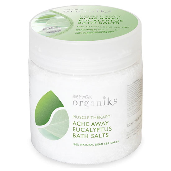 Dead Sea Spa Magik Organiks Muscle Therapy Ache Away Eucalyptus Bath Salts