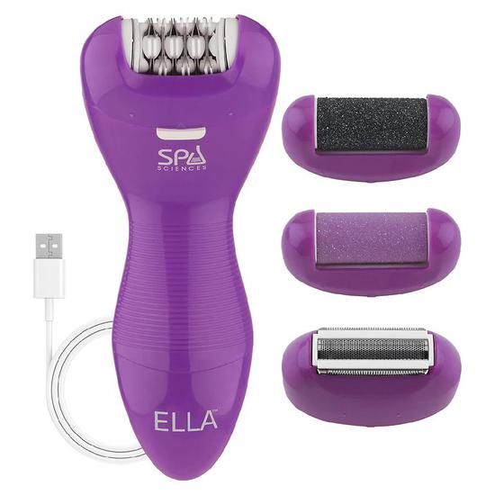 Spa Sciences ELLA 3-in-1 Hair Remover & Shaver Plum