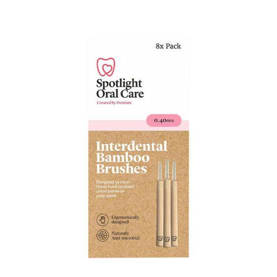 Spotlight Oral Care Interdental Bamboo Brushes 0.4mm (8 pack)