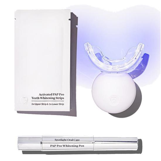 Spotlight Professional LED Teeth Whitening Kit LED Whitening Device + Whitening Pen + Whitening Strips x 10