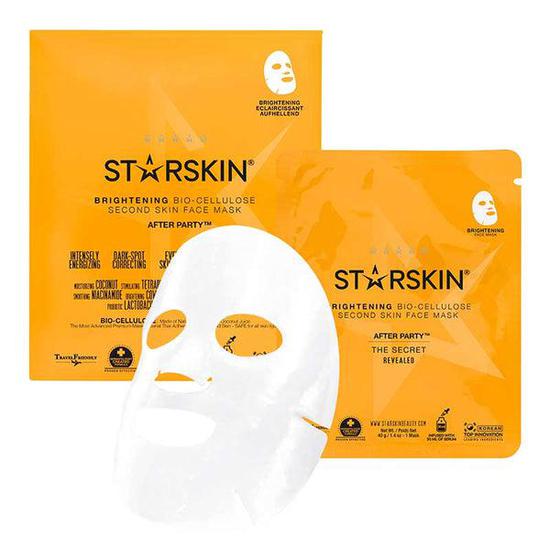 STARSKIN After Party Brightening Bio-Cellulose Second Skin Face Mask
