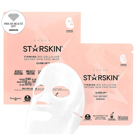 STARSKIN Close Up Coconut Bio Cellulose Second Skin Firming Face Mask