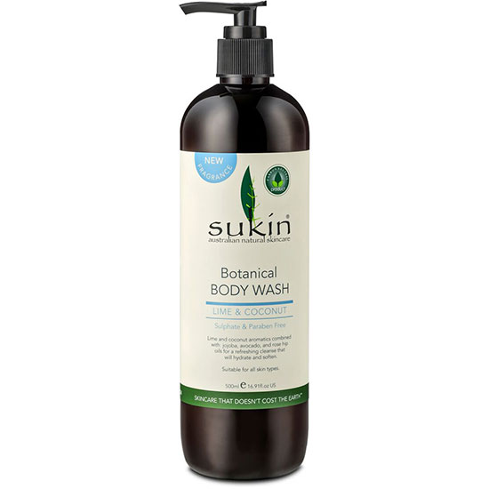 Sukin Botanical Lime & Coconut Body Wash