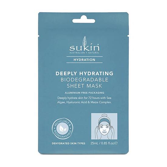 Sukin Hydration Deeply Hydrating Sheet Mask Sachet 7 oz