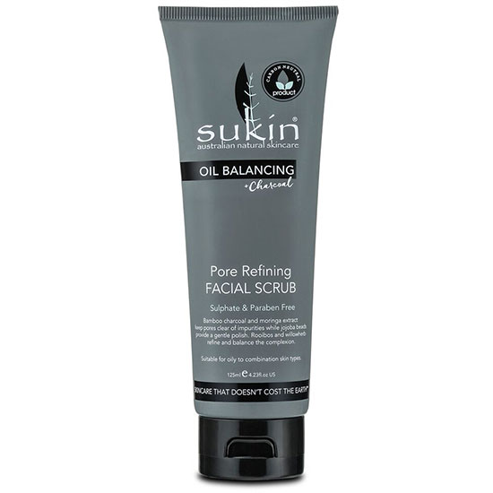 Sukin Oil Balancing+ Charcoal Pore Refining Facial Scrub