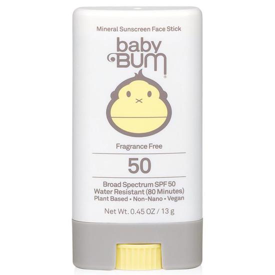 Sun Bum Baby Bum Mineral SPF 50 Sunscreen Face Stick