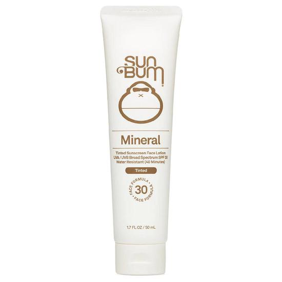 Sun Bum Mineral SPF 30 Tinted Sunscreen Face Lotion 2 oz