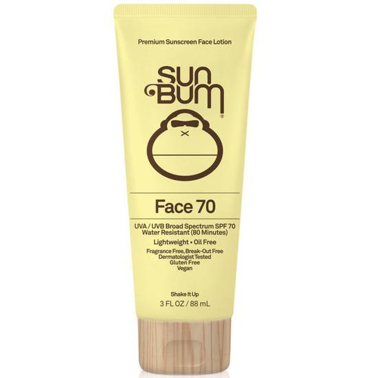 Sun Bum Original Face SPF 70 Sunscreen Lotion 3 oz