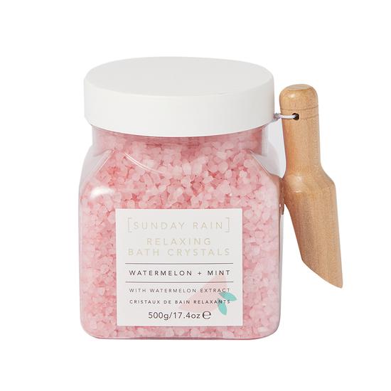Sunday Rain Watermelon + Mint Relaxing Bath Crystals