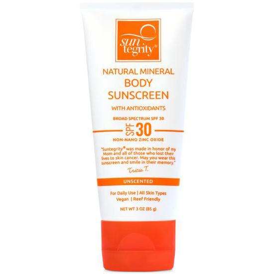 Suntegrity Natural Mineral Body Sunscreen SPF 30 3 oz