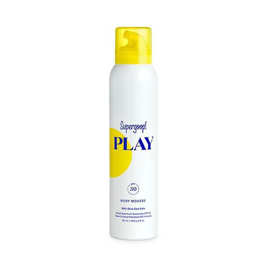 Supergoop! PLAY Body Mousse SPF 50 With Blue Sea Kale 6 oz