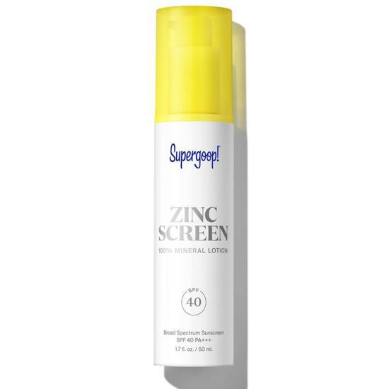 Supergoop! Zincscreen 100% Mineral Lotion SPF 40 2 oz