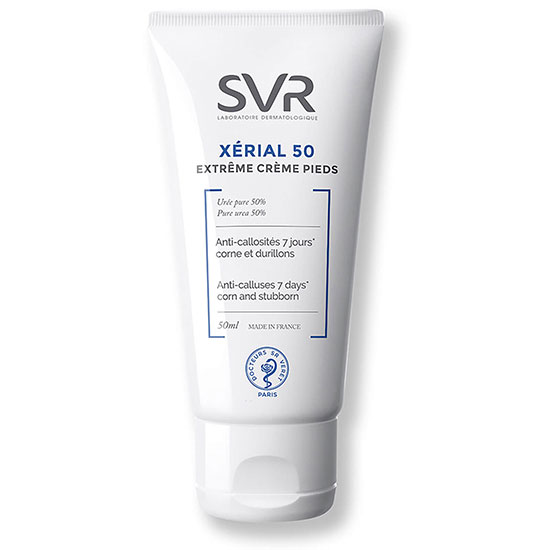 SVR Xerial 50 Hard Skin Intensive Foot Cream For Tackling Hard, Thickened + Calloused Skin
