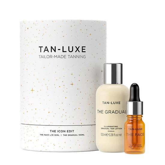 TAN-LUXE Paris Luxe Edit Set Gradual Illuminating Tanning Lotion + The Face + The Body