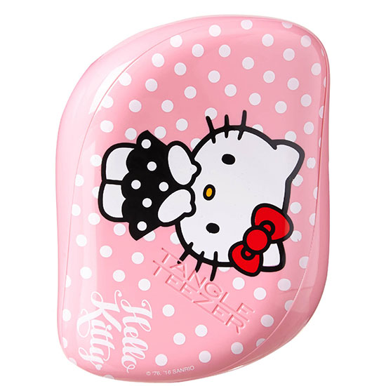 Tangle Teezer Compact Styler Hair Brush Hello Kitty Pink