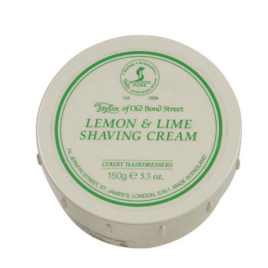 Taylor of Old Bond Street Shaving Cream Lemon & Lime