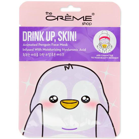 The Creme Shop Drink Up, Skin! Animated Penguin Face Mask