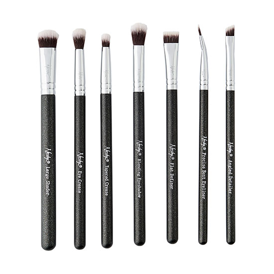 Nanshy The Eye Brush Set 7 Piece Brush Collection Onyx Black