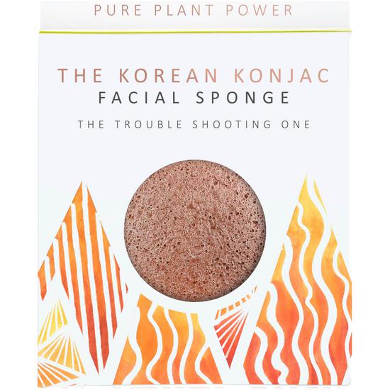 The Konjac Sponge Company The Elements Fire Facial Sponge Purifying Volcanic Scoria