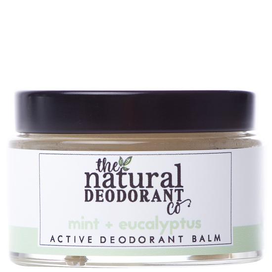 The Natural Deodorant Co Active Deodorant Balm Mint + Eucalyptus 2 oz
