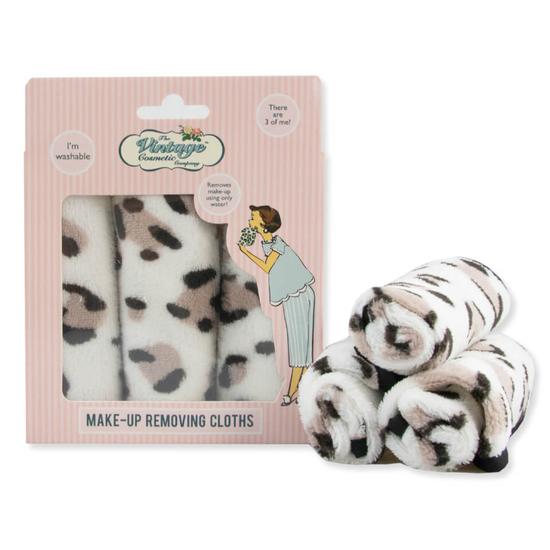 The Vintage Cosmetic Company Leopard Print Make-Pp Removing Cloths