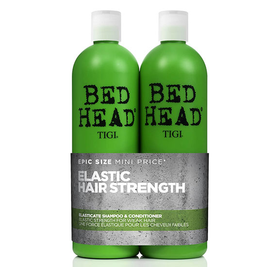 TIGI Bed Head Elasticate Tween Set: Elasticate Strengthening Shampoo & Conditioner 25 oz